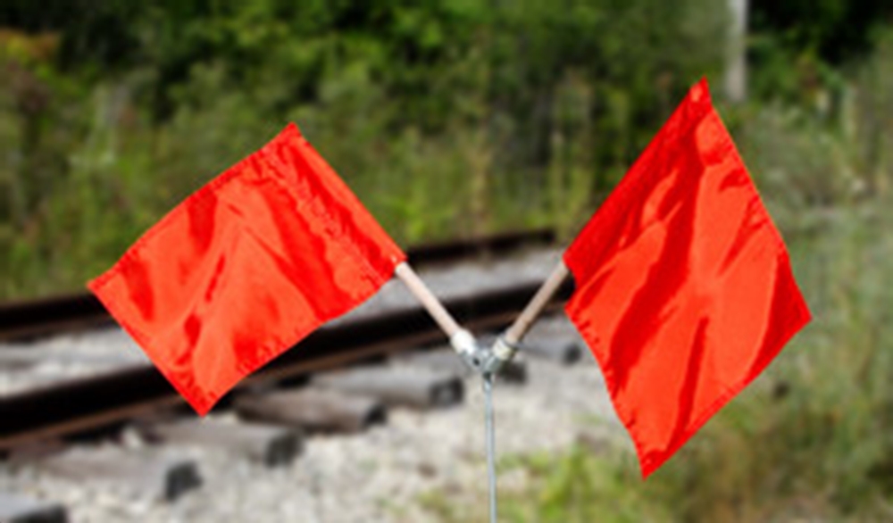 Red Rail Yard Flag